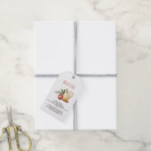 Recept voor Apple Cider Mule Kerstmis |Feestelijke Cadeaulabel (Met Touw)