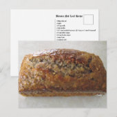recept voor bananenbrood briefkaart (Voorkant / Achterkant)