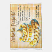 Recept voor bananenpudding theedoek (Verticaal)