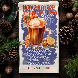 Recept voor Boterige Hazelnoot Rum Kerstcocktail Theedoek