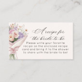 Recept voor bruid Fresh Off the market Informatiekaartje (Voorkant)