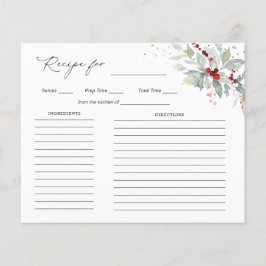 Recept voor bruid rode bessen groen gebladerte