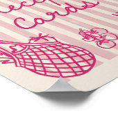 Recept voor bruidssalon getekend 'Off The Market' Poster (Hoek)