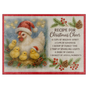 Recept voor Christmas Cheer – Schattigee Baby Chic Snijplank