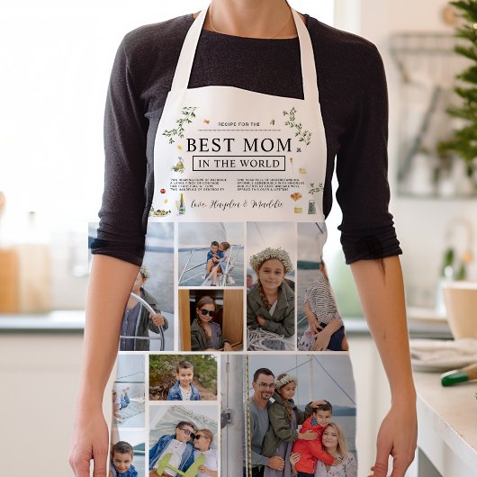Recept voor de Beste Moeder | Moederdag Foto Schort