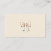 Recept voor de bruid Parels en Prosecco bruids Informatiekaartje (Achterkant)