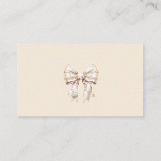 Recept voor de bruid Parels en Prosecco bruids Informatiekaartje (Achterkant)