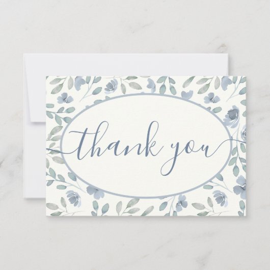 Recept voor de Bruid Stof Stof Bloemen in het Stof Bedankkaart (Voorkant)