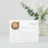 Recept voor de Bruidrecept Kaart Snijplank (Staand voorkant)