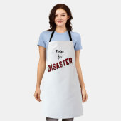 Recept voor Disaster Print Schort (Gedragen)