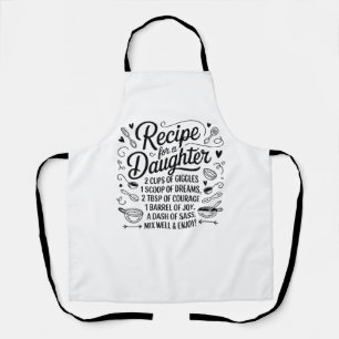 Recept voor een dochter Keuken Liefde, Vreugde & M Schort
