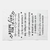 Recept voor een gelukkig huwelijk, Bruidschat cade Theedoek (Horizontaal)