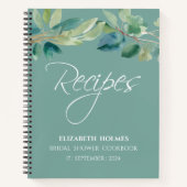 Recept voor Eucalyptus-Vrijgezellenfeest uit de mo Notitieboek (Voorkant)