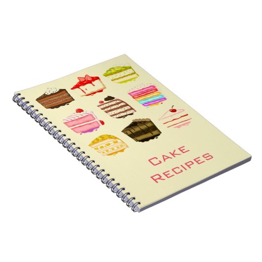 Recept voor gebak voor gebaren notitieboek (Rechterzijde)