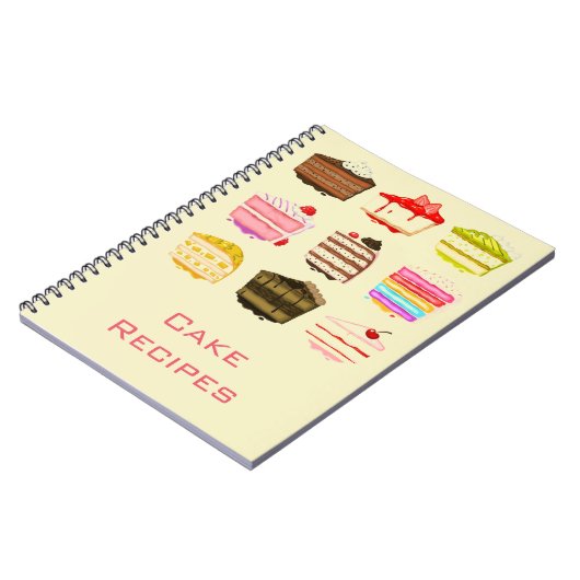 Recept voor gebak voor gebaren notitieboek (Linkerzijde)