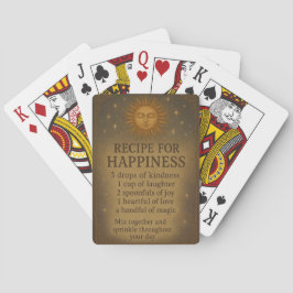 Recept voor Geluk Pokerkaarten