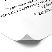 Recept voor gelukkig huwelijk bruiloft cadeau roze poster (Hoek)