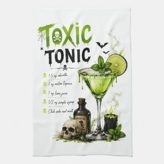 Recept voor giftige tonic theedoek (Verticaal)