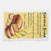 Recept voor het bakken van bananenbrood theedoek (Horizontaal)