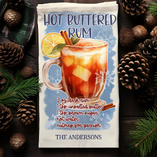 Recept voor Hot Buttered Rum Kerstcocktail Theedoek