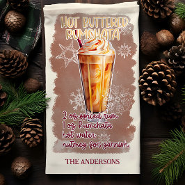 Recept voor Hot Buttered Rumchata Kerstcocktail Theedoek