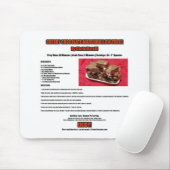 Recept voor kersenchocolade Marshmallow Fudge Muismat (Met muis)