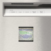 Recept voor kokosnootcake magneet (Insitu (Vaatwasser))