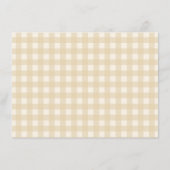 Recept voor Little Cutie Pie Feest Pumpkin Pie Informatiekaartje (Achterkant)