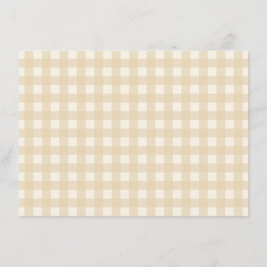 Recept voor Little Cutie Pie Feest Pumpkin Pie Informatiekaartje (Achterkant)