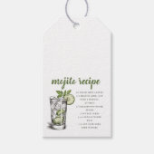 Recept voor Mojito / Cocktail Favoriet Cadeaulabel (Voorkant)