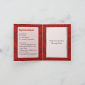 Recept voor Negroni-cocktail Kaart (Binnen)