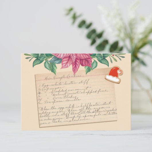 Recept voor Oude Kerst Kringle Koekjes Kerstmis (Staand voorkant)