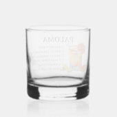 Recept voor Paloma Tequilacocktail Whisky Glas (Achterkant)