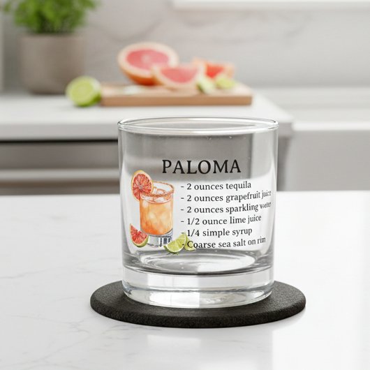 Recept voor Paloma Tequilacocktail Whisky Glas