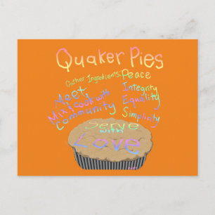 Recept voor Quaker Pies Briefkaart