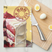 Recept voor Rode Fluwelen Cake Theedoek (Quarter Fold)