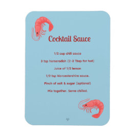 Recept voor Roze Garnalen Cocktailsaus Flexibele M Magneet