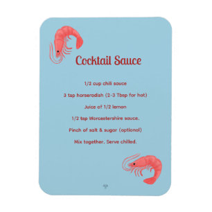 Recept voor Roze Garnalen Cocktailsaus Flexibele M Magneet
