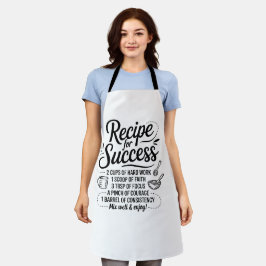 Recept voor Succes – Hartelijke Keuken Spreuk Schort