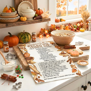 Recept voor Thanksgiving Pecan Pie Cookie Mix Theedoek