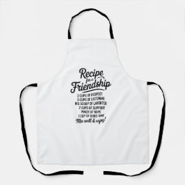 Recept voor vrienden Keuken Respect, Lachen Schort