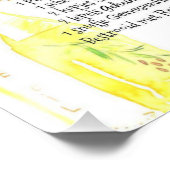 Recept voor Vriendschap Foto Afdruk (Hoek)