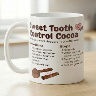 Recept voor warme chocolademelk voor zoete momente koffiemok