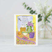 Recept voor Wellness Inspirerend Briefkaart (Staand voorkant)