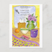 Recept voor Wellness Inspirerend Briefkaart (Voorkant)