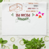 Recept voor zelfgemaakte zoete pecannotentaart Ker Theedoek (Gevouwen)