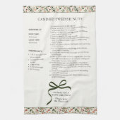 Recept voor Zweedse noten met gekonfijte noten Theedoek (Verticaal)