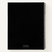 Recept Zwart Notitieboek (Achterkant)