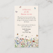 Receptaanvraag | Boheemse wilde bloemen Informatiekaartje (Voorkant)