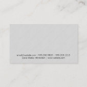 Receptbril | Optometrist Oogonderzoek Visitekaartje (Achterkant)